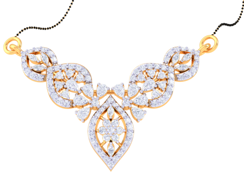 3D Printable Cad jewelry design of Lady diamond Pendant Modelo 3D