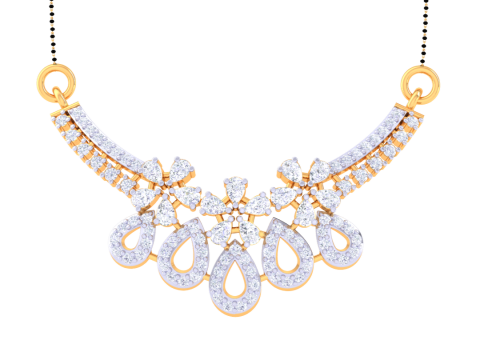 3D Printable Cad jewelry design of Lady diamond Pendant Modèle 3D