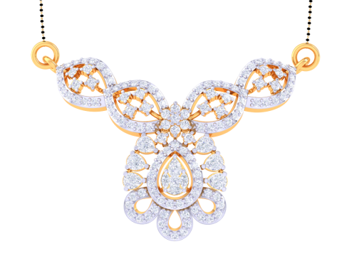 3D Printable Cad jewelry design of Lady diamond Pendant Modello 3D