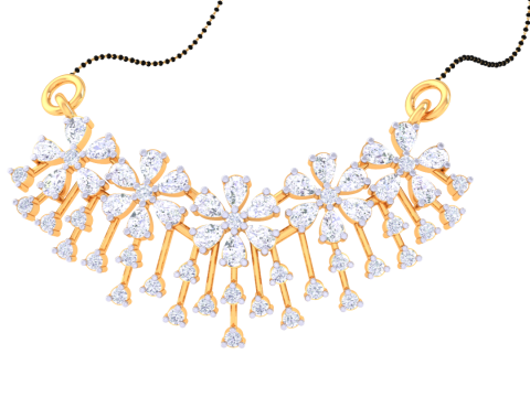 3D Printable Cad jewelry design of Lady diamond Pendant Modelo 3D