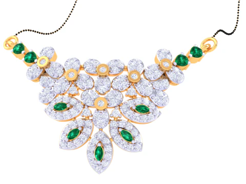 Design de joias Cad imprim&iacute;vel em 3D de pingente de diamante Lady Modelo 3D