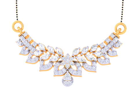 3D Printable Cad jewelry design of Lady diamond Pendant Modelo 3D