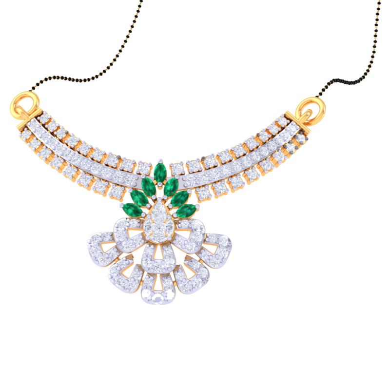 3D Printable Cad jewelry design of Lady diamond Pendant 3D Model .c4d .max .obj .3ds .fbx .stl .blend 