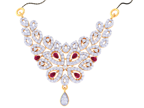 3D Printable Cad jewelry design of Lady diamond Pendant Modelo 3D