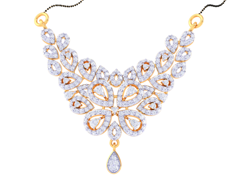 3D Printable Cad jewelry design of Lady diamond Pendant 3D मॉडल