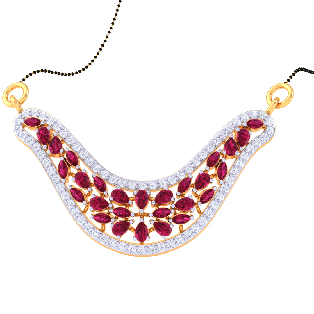 3D Printable Cad jewelry design of Lady diamond Pendant 3D Model .c4d .max .obj .3ds .fbx .stl .blend 