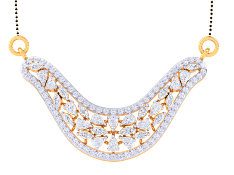 3D Printable Cad jewelry design of Lady diamond Pendant 3D Модель