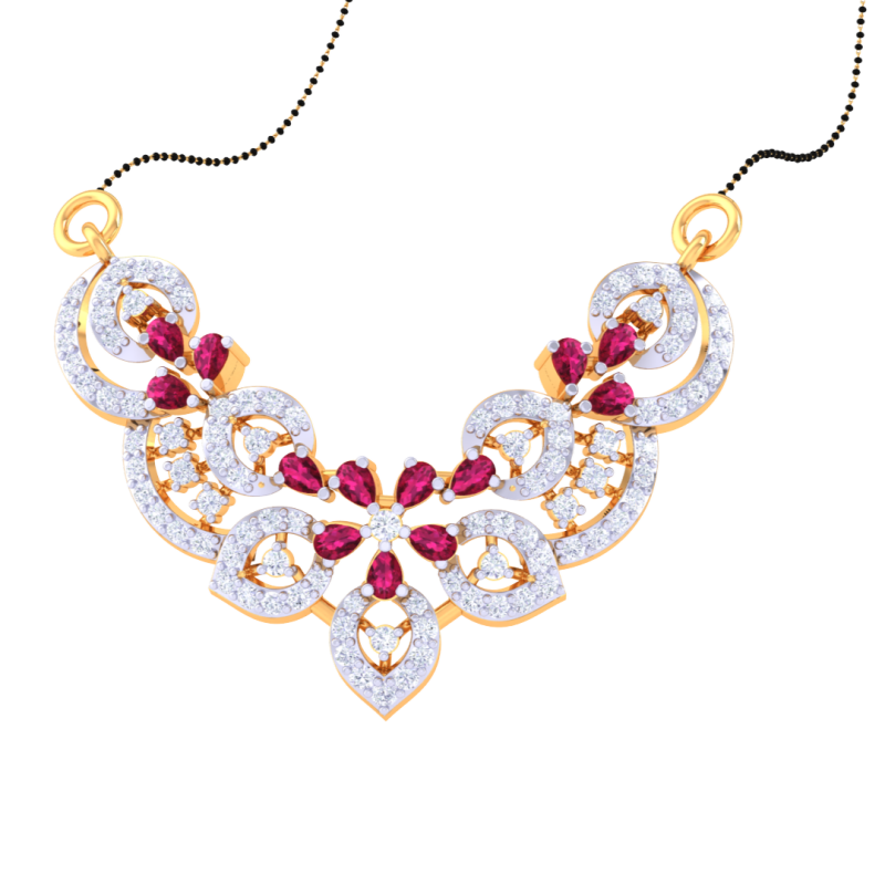 3D Printable Cad jewelry design of Lady diamond Pendant 3D 模型 .c4d .max .obj .3ds .fbx .stl .blend 