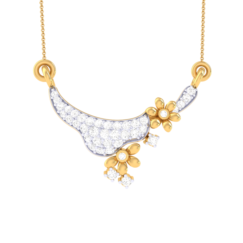3D Printable Cad jewelry design of Lady diamond Pendant 3D 모델 .c4d .max .obj .3ds .fbx .stl .blend