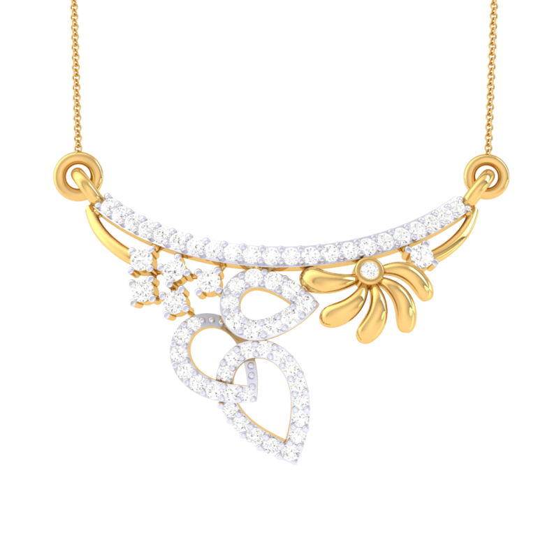 3D Printable Cad jewelry design of Lady diamond Pendant 3D मॉडल .c4d .max .obj .3ds .fbx .stl .blend
