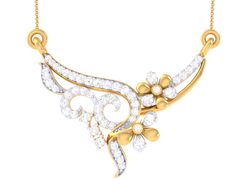 3D Printable Cad jewelry design of Lady diamond Pendant 3Dモデル