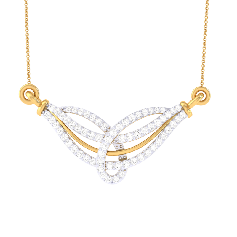 3D Printable Cad jewelry design of Lady diamond Pendant Modèle 3D .c4d .max .obj .3ds .fbx .stl .blend