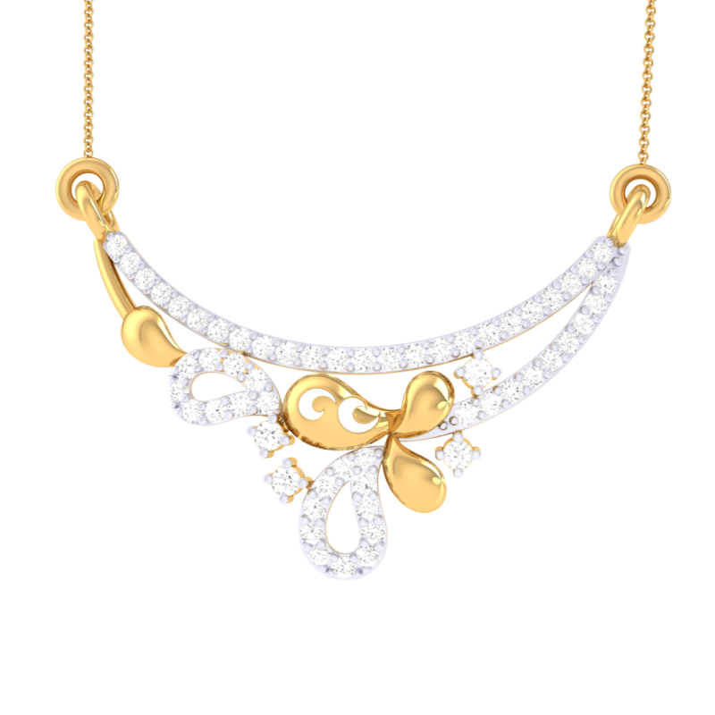 3D Printable Cad jewelry design of Lady diamond Pendant Modello 3D .c4d .max .obj .3ds .fbx .stl .blend