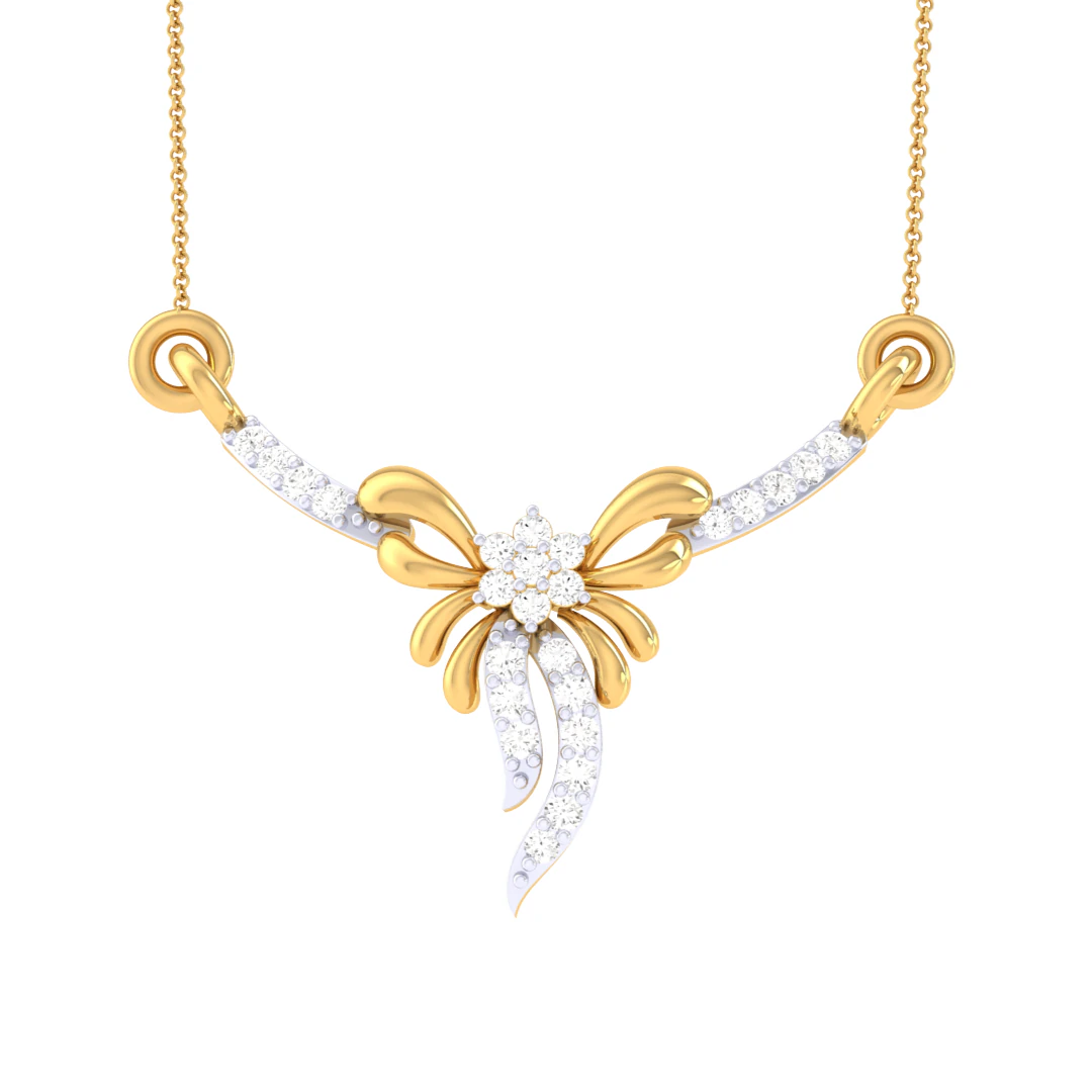 3D Printable Cad jewelry design of Lady diamond Pendant 3D Model .c4d .max .obj .3ds .fbx .stl .blend 