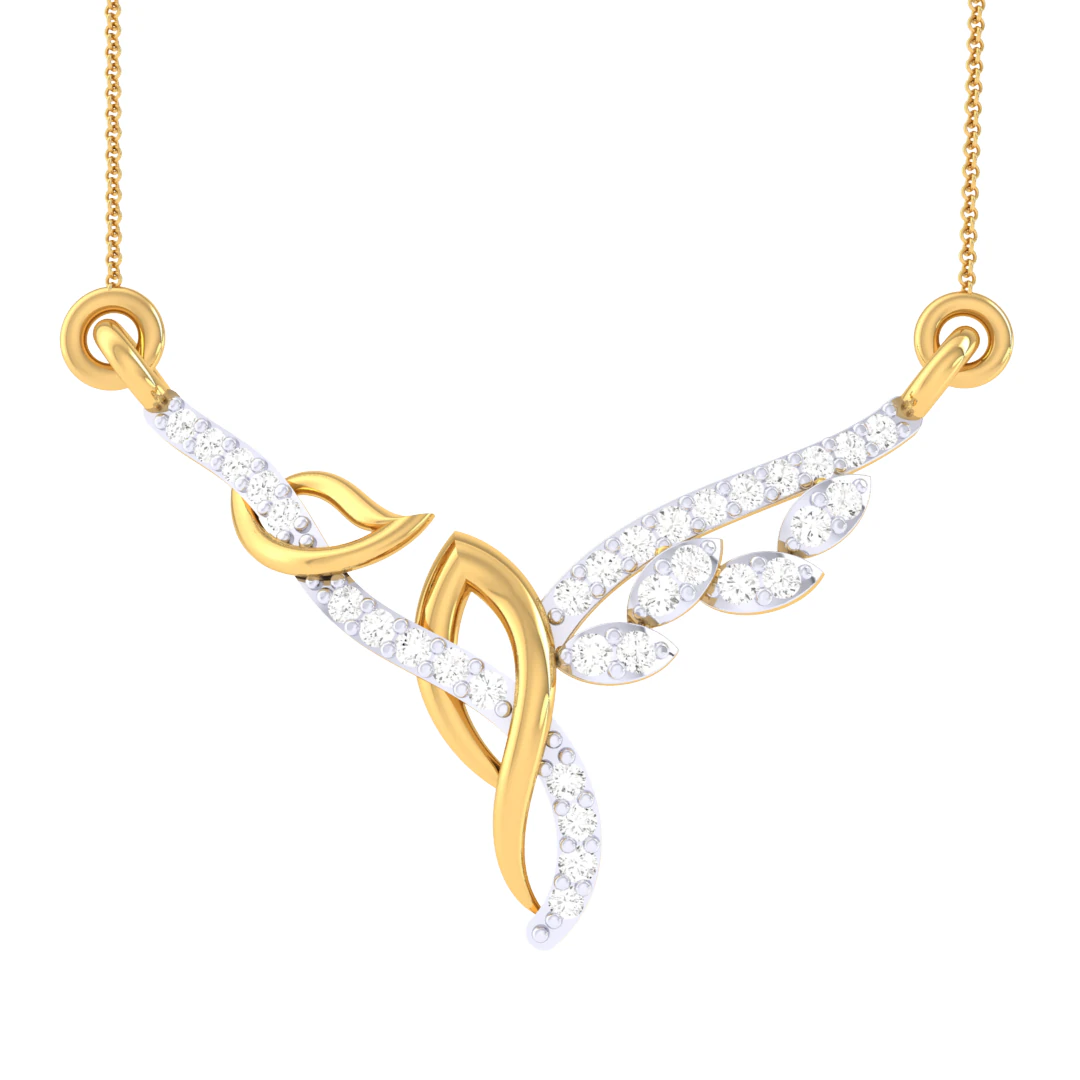 3D Printable Cad jewelry design of Lady diamond Pendant 3D Model .c4d .max .obj .3ds .fbx .stl .blend 