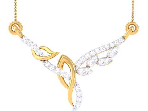 3D Printable Cad jewelry design of Lady diamond Pendant 3Dモデル