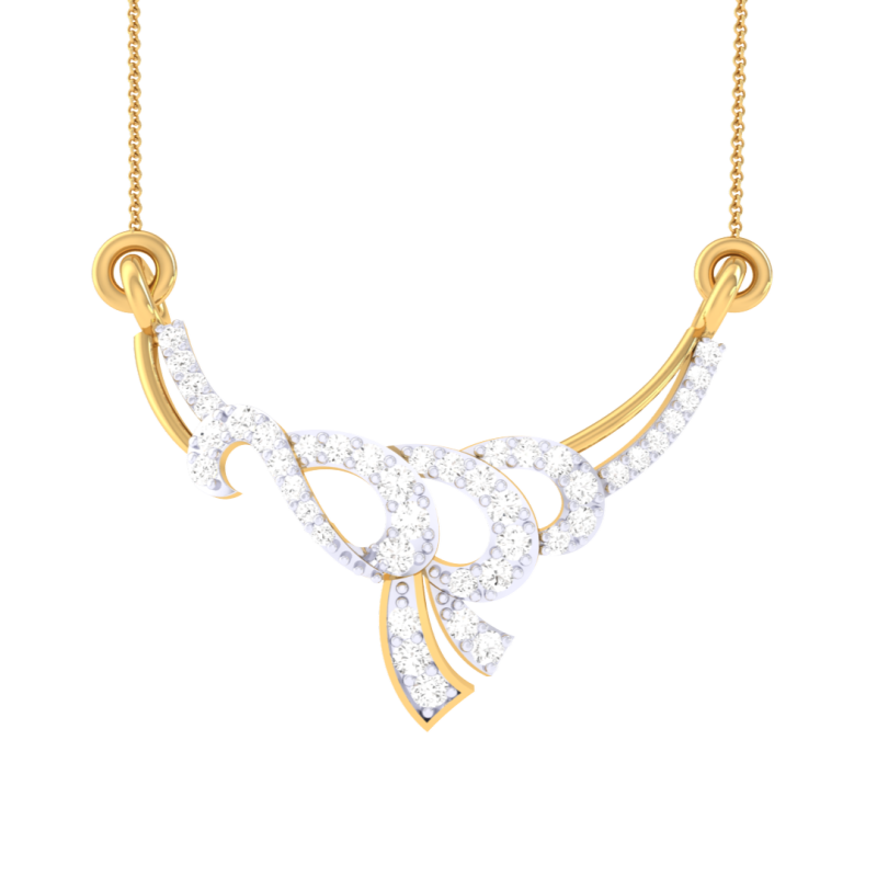 3D Printable Cad jewelry design of Lady diamond Pendant 3D Model .c4d .max .obj .3ds .fbx .stl .blend