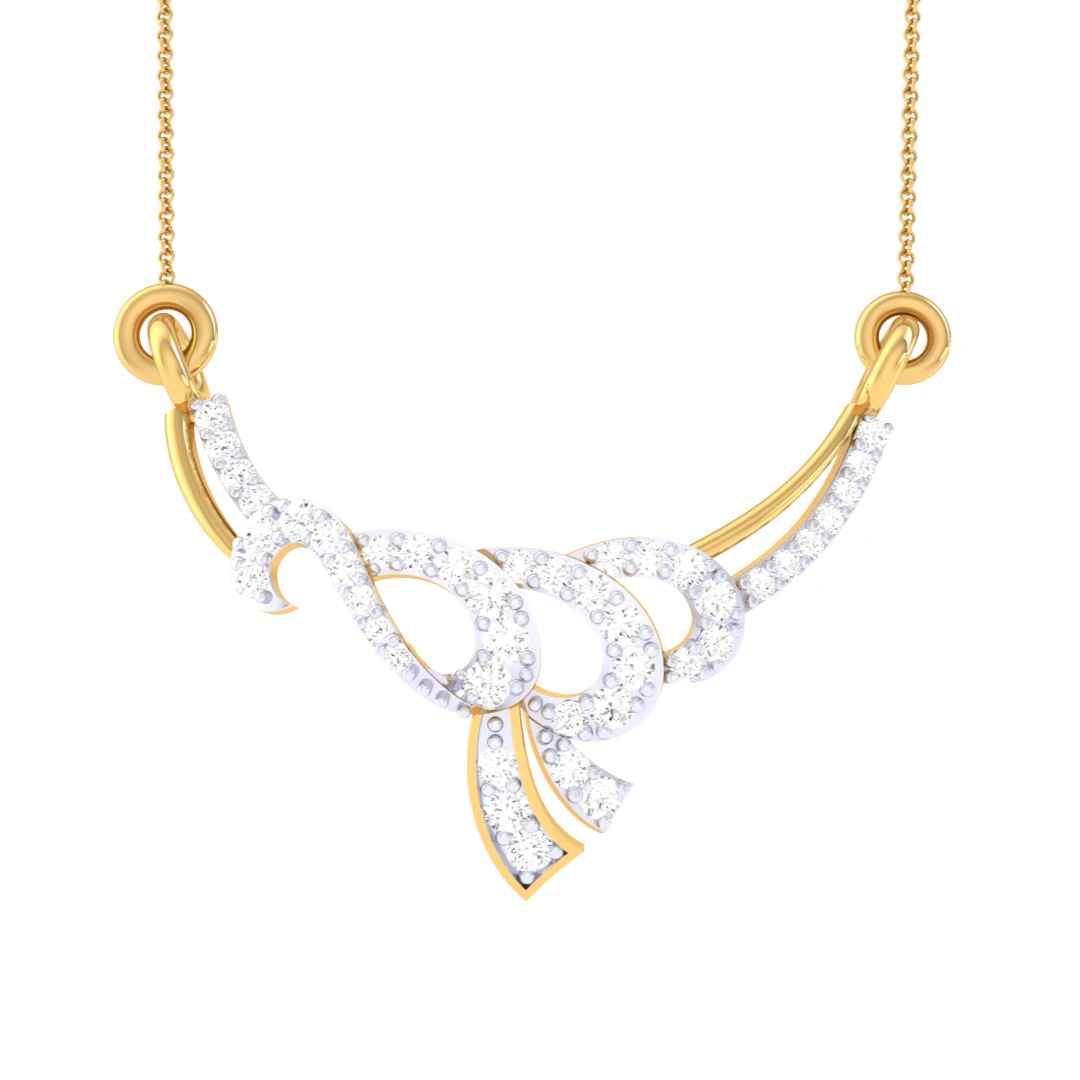 3D Printable Cad jewelry design of Lady diamond Pendant 3D Model .c4d .max .obj .3ds .fbx .stl .blend 