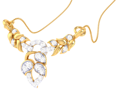 3D Printable Cad jewelry design of Lady diamond Pendant 3D Модель