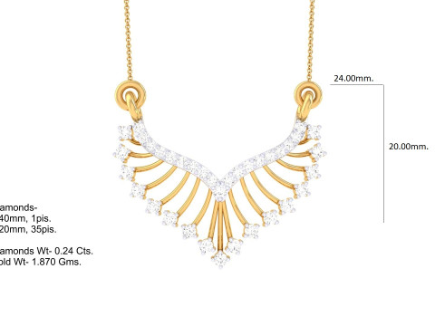 3D Printable Cad jewelry design of Lady diamond Pendant 3D 모델