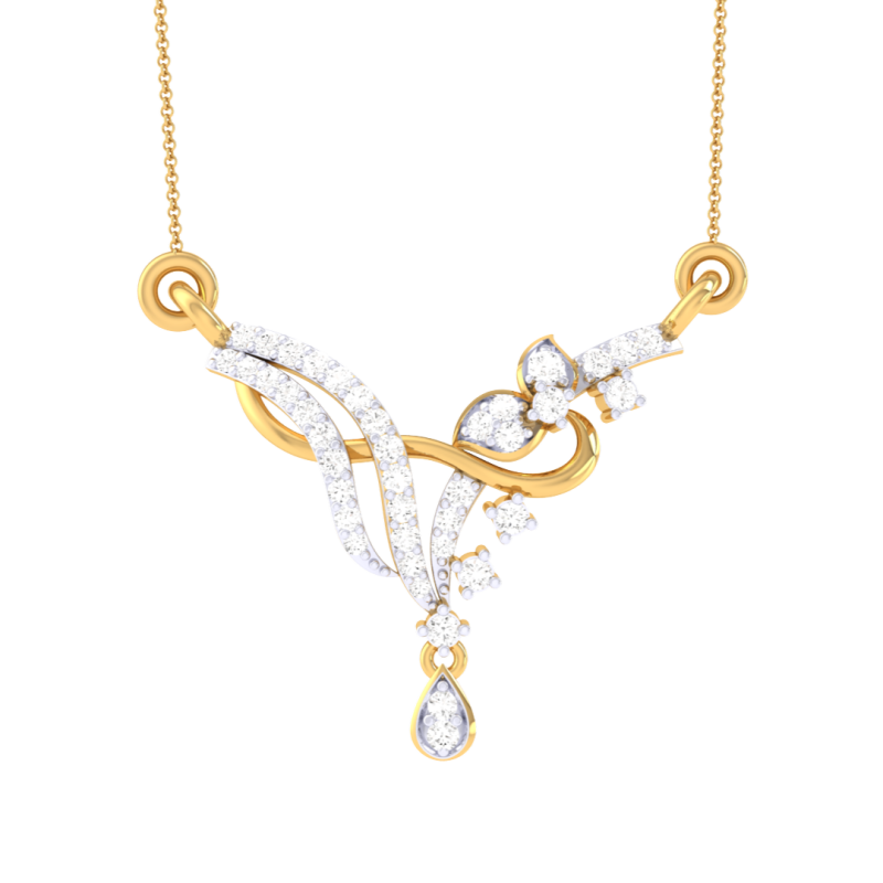 3D Printable Cad jewelry design of Lady diamond Pendant 3D Модель .c4d .max .obj .3ds .fbx .stl .blend 