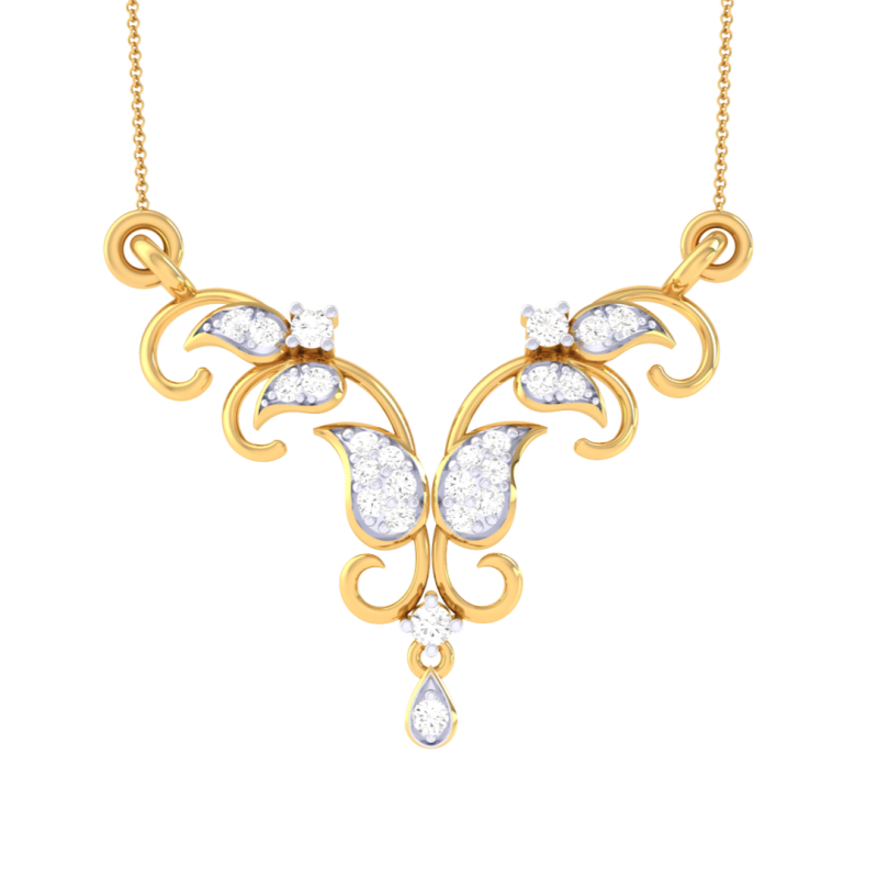 3D Printable Cad jewelry design of Lady diamond Pendant 3D Модель .c4d .max .obj .3ds .fbx .stl .blend