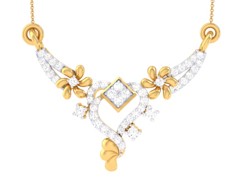 Дизайн ювелірних виробів Cad для 3D-друку підвіски Lady diamond Pendant 3D Модель