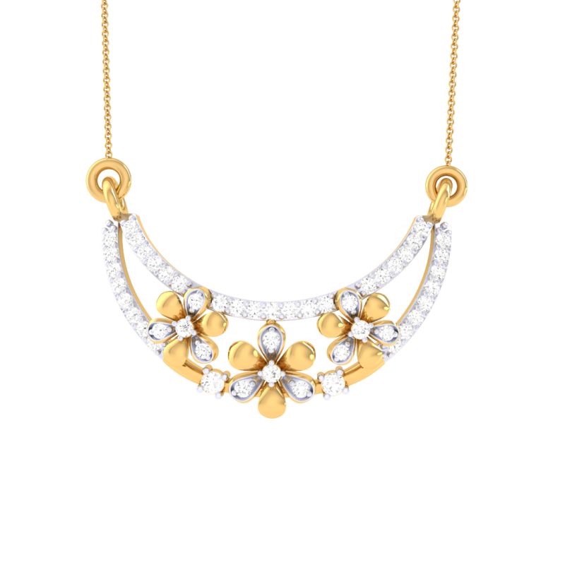 3D Printable Cad jewelry design of Lady diamond Pendant Modello 3D .c4d .max .obj .3ds .fbx .stl .blend