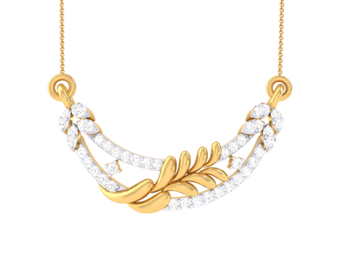 3D Printable Cad jewelry design of Lady diamond Pendant Modelo 3D