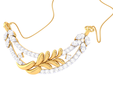 3D Printable Cad jewelry design of Lady diamond Pendant Model 3D