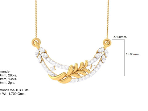 3D Printable Cad jewelry design of Lady diamond Pendant Model 3D