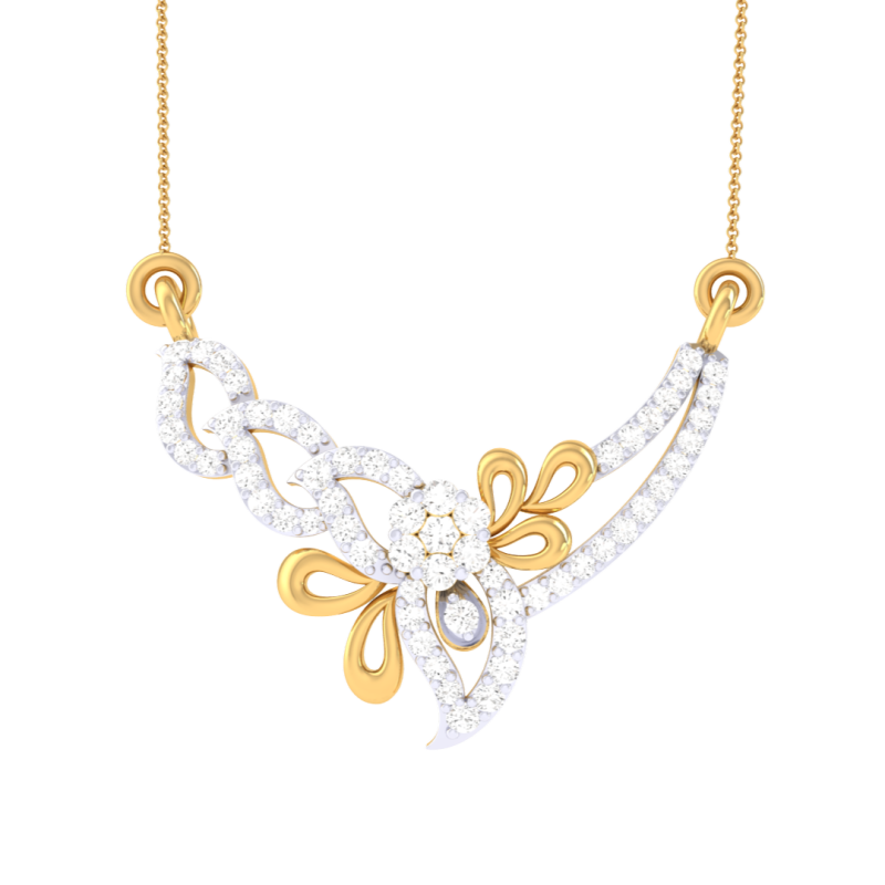 3D Printable Cad jewelry design of Lady diamond Pendant Model 3D .c4d .max .obj .3ds .fbx .stl .blend