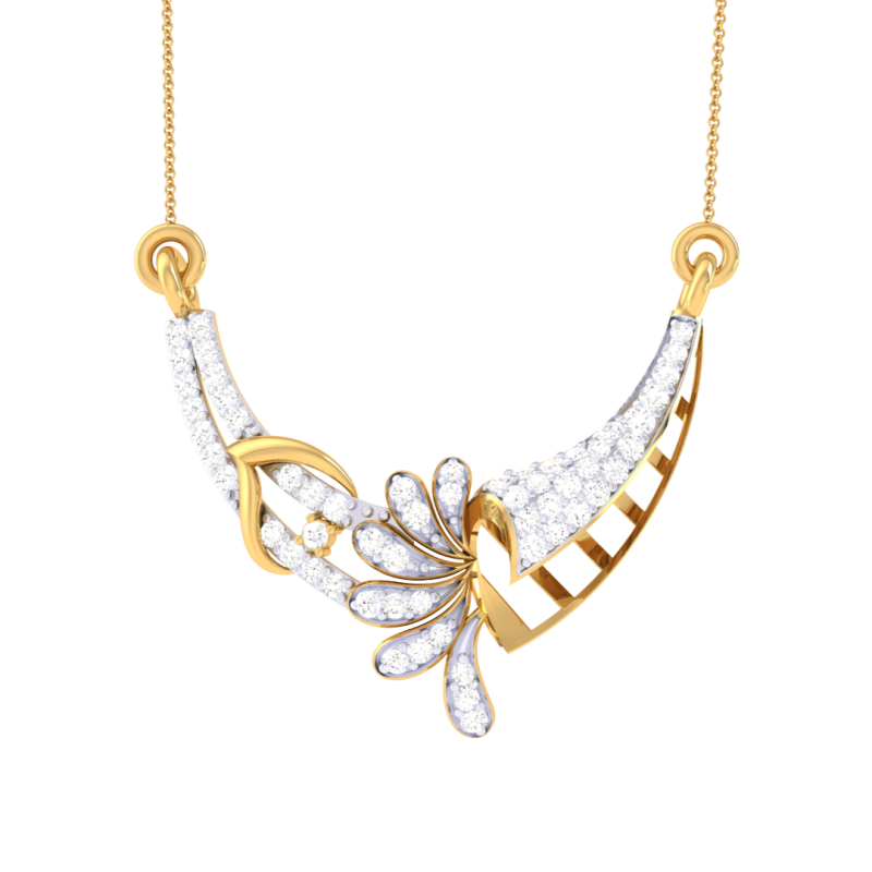 3D Printable Cad jewelry design of Lady diamond Pendant Modelo 3D .c4d .max .obj .3ds .fbx .stl .blend
