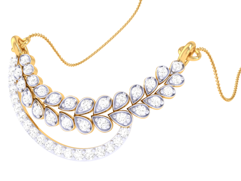 3D Printable Cad jewelry design of Lady diamond Pendant 3D मॉडल