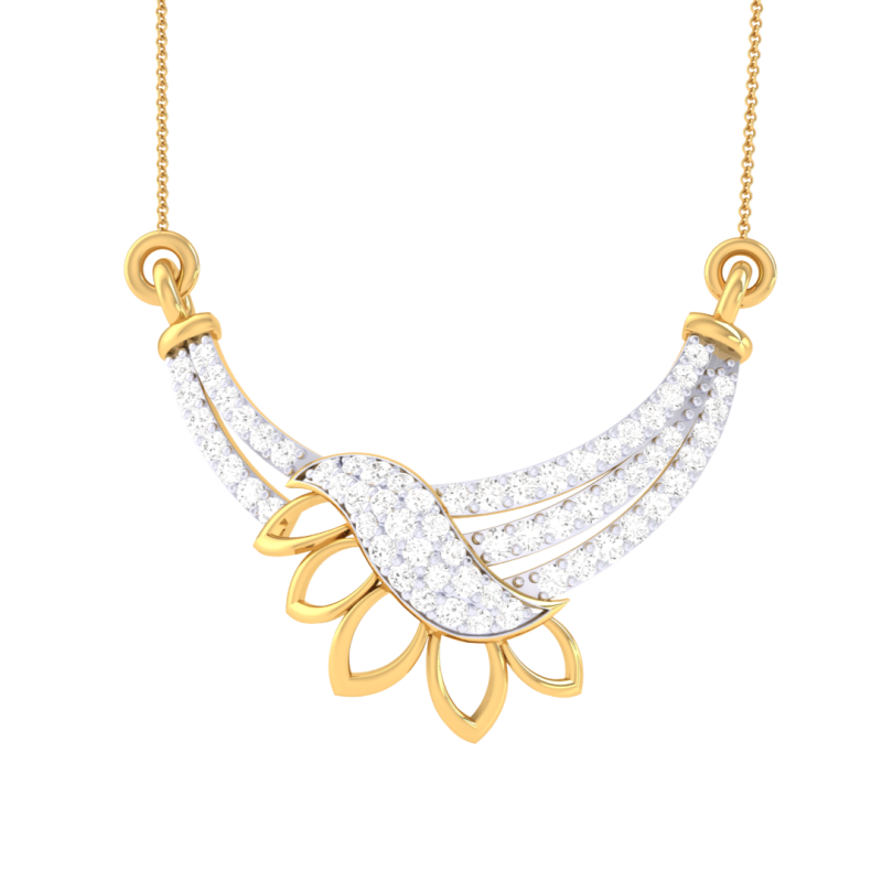 3D Printable Cad jewelry design of Lady diamond Pendant Modello 3D .c4d .max .obj .3ds .fbx .stl .blend