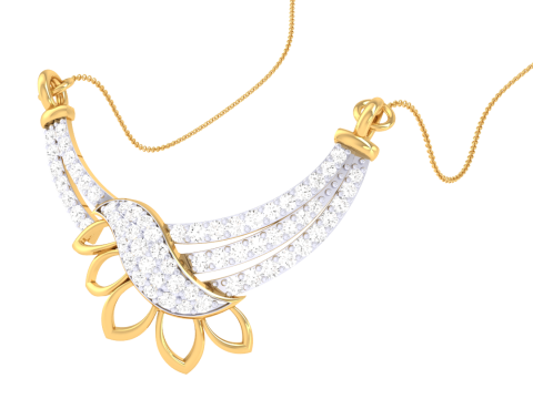 3D Printable Cad jewelry design of Lady diamond Pendant Modello 3D