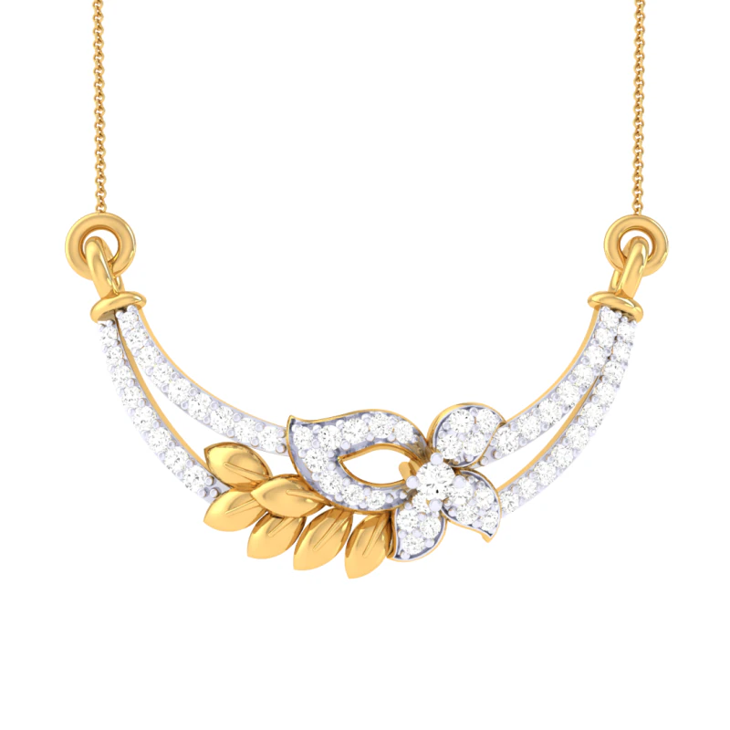 3D Printable Cad jewelry design of Lady diamond Pendant 3D Model .c4d .max .obj .3ds .fbx .stl .blend