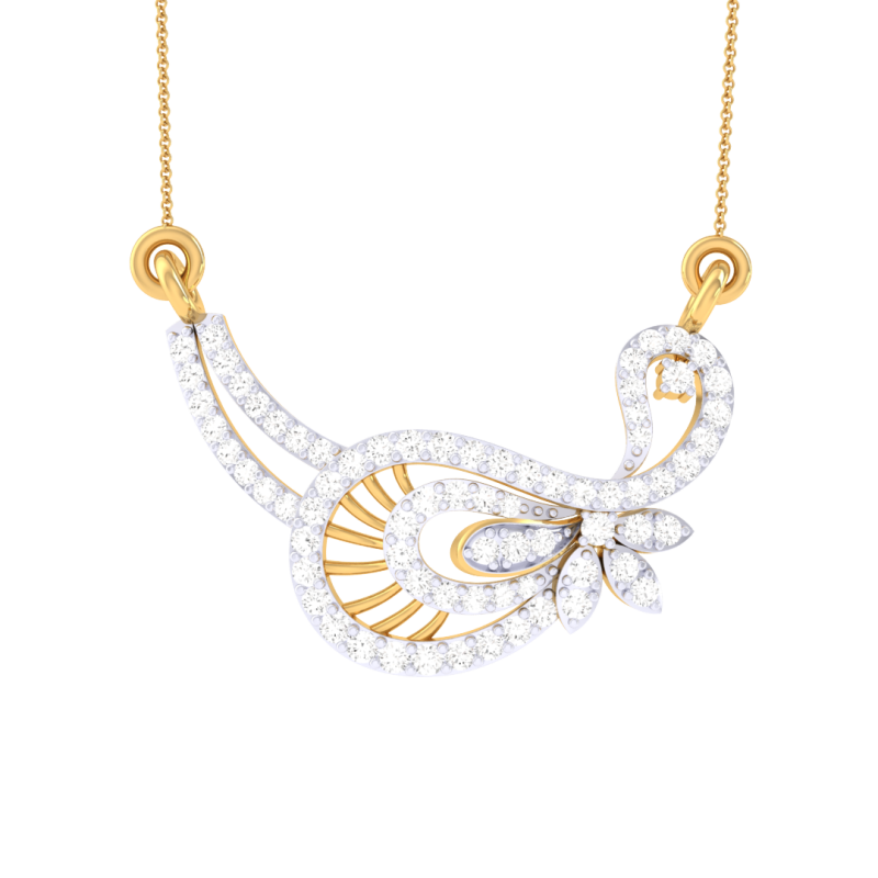 3D Printable Cad jewelry design of Lady diamond Pendant Modelo 3D .c4d .max .obj .3ds .fbx .stl .blend