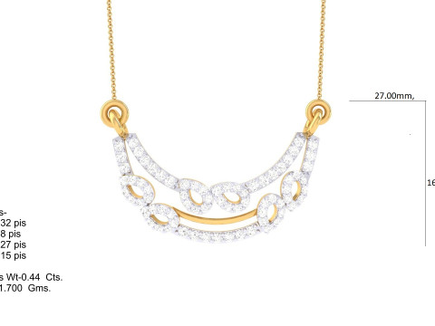3D Printable Cad jewelry design of Lady diamond Pendant Modelo 3D