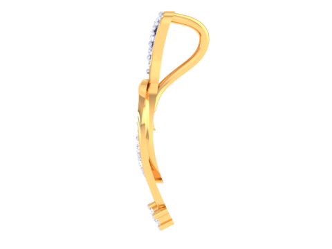 3D Printable Cad jewelry design of Lady diamond Pendant 3D Модель