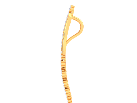 3D Printable Cad jewelry design of Lady diamond Pendant Modello 3D