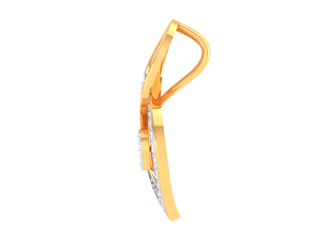 3D Printable Cad jewelry design of Lady diamond Pendant 3D 모델