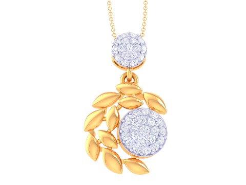3D Printable Cad jewelry design of Lady diamond Pendant 3D मॉडल