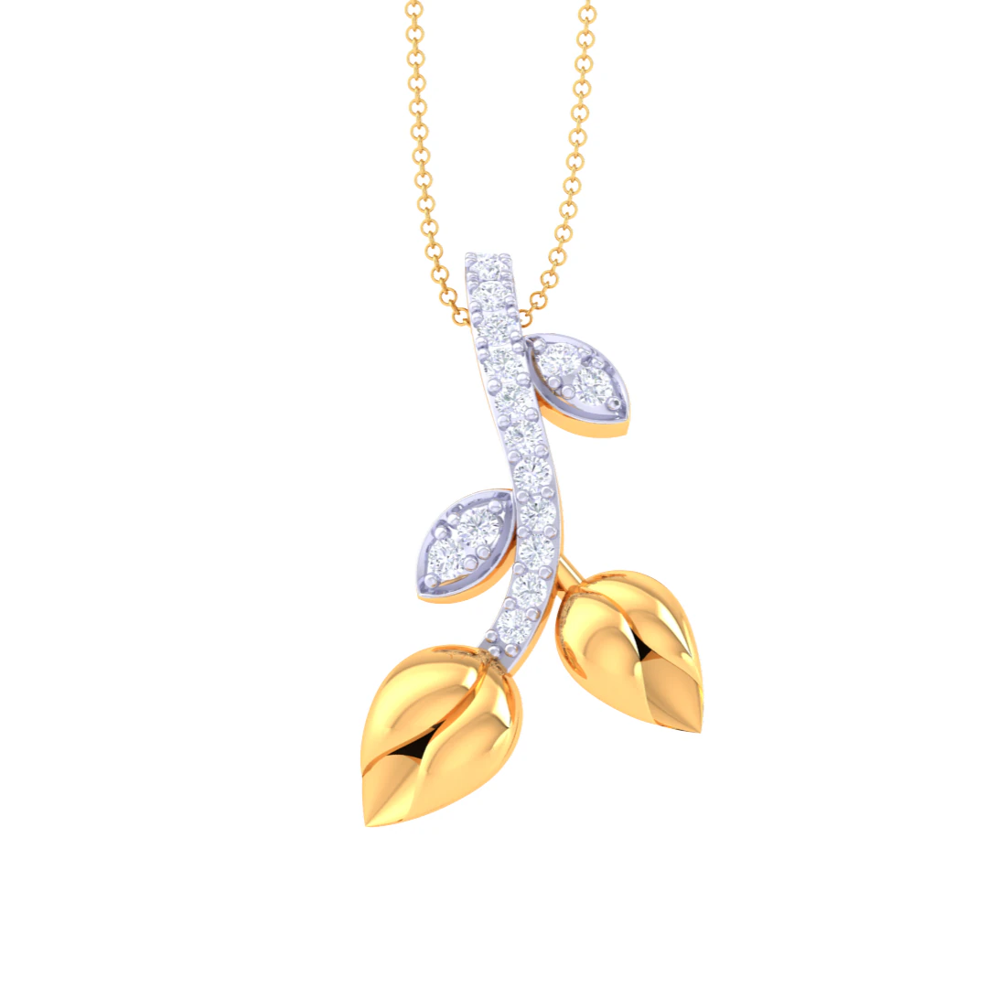 3D Printable Cad jewelry design of Lady diamond Pendant 3D Model .c4d .max .obj .3ds .fbx .stl .blend 