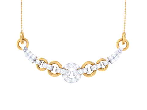 3D Printable Cad jewelry design of Lady diamond Pendant 3D 模型
