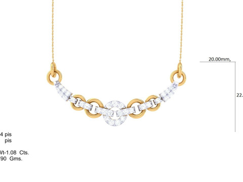 3D Printable Cad jewelry design of Lady diamond Pendant 3D Модель