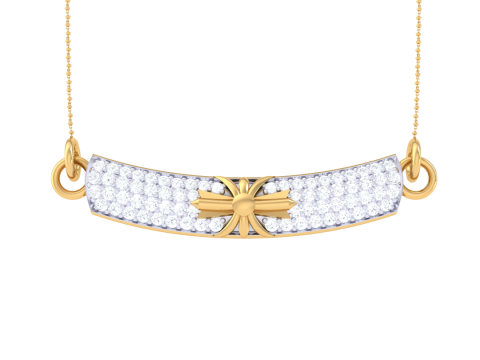3D Printable Cad jewelry design of Lady diamond Pendant Model 3D