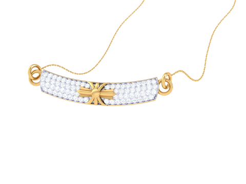 3D Printable Cad jewelry design of Lady diamond Pendant 3D Модель