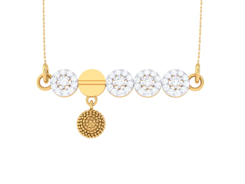 3D-печать CAD-дизайна ювелирного кулона Lady с бриллиантами 3D Модель