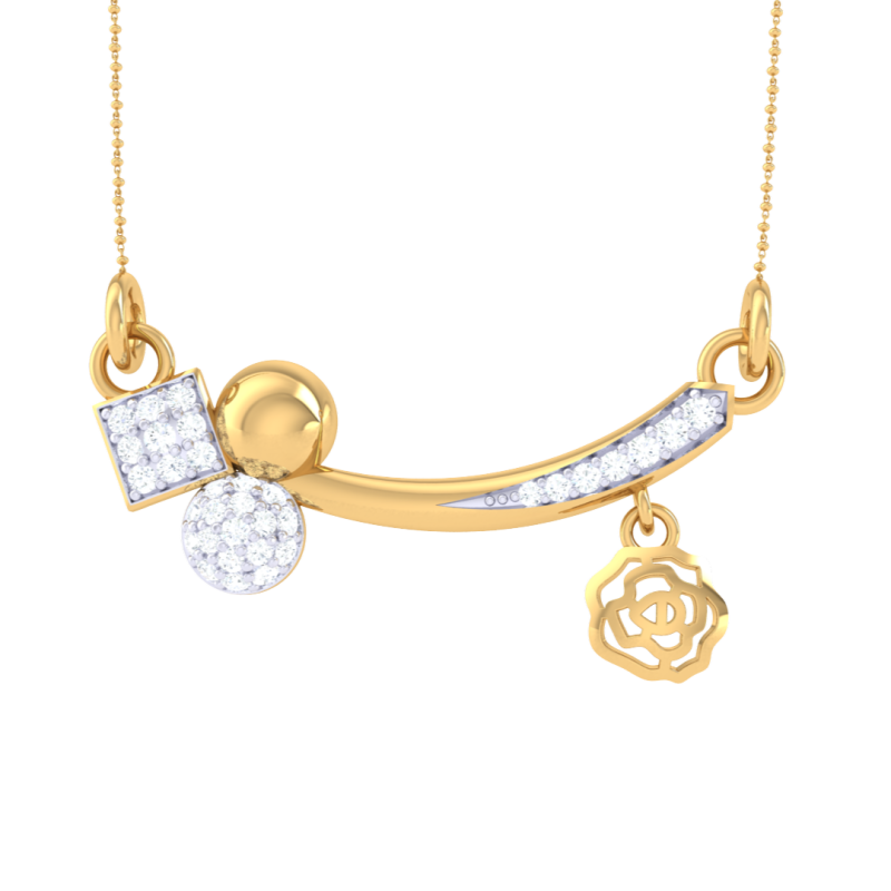 3D Printable Cad jewelry design of Lady diamond Pendant Model 3D .c4d .max .obj .3ds .fbx .stl .blend 